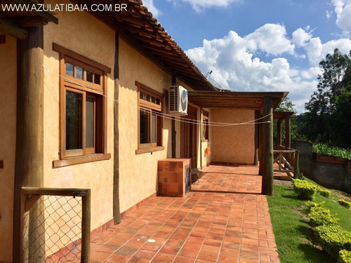 Imagem 20 de 30 de Linda Chácara Em Estilo Rústico Em Loteamento Fechado Com Portaria - Ch03521 - 34918146