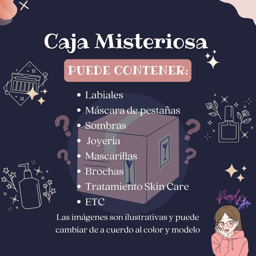 Caja Sorpresa Maquillaje Y Belleza Gama Media