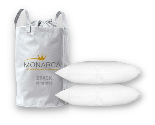 Almohada Hotelera Monarca King Size Media 2 Pack