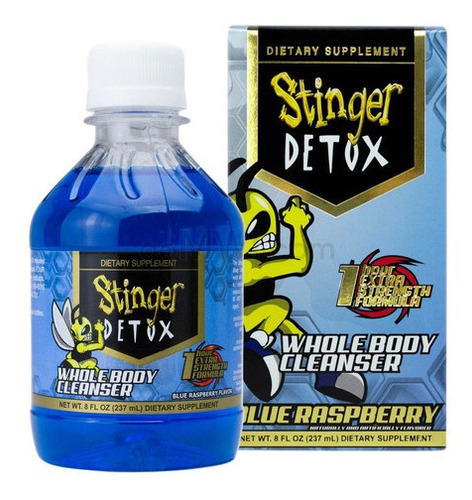 Stinger Detox Bebida Antidoping Potente Frambuesa Azul