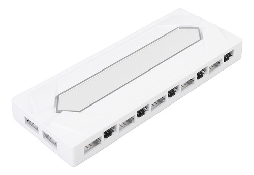 Funda De Pc Blanca Y Blanca, Hub, Divisor Argb, Pwm, Serie 1