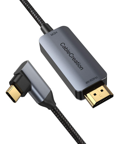 Cable Usb C A Hdmi Con Ángulo De Creación De Cables, Ángulo