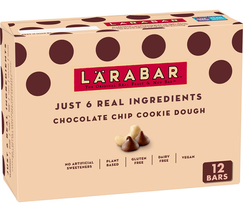 Larabar - Masa De Galletas Con Chispas De Chocolate, Barras