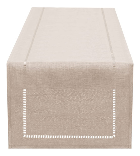 Llcuteshop Camino De Mesa De Lino Beige Claro De 12 X 72 Pul