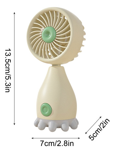 Ventilador Portátil Pequeño C Diy Recargable Por Usb, Mini E