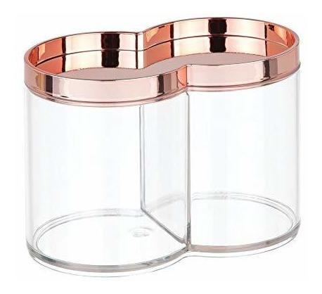 Tarro De Plastico Mdesign Para Tocador De Baño Transparent