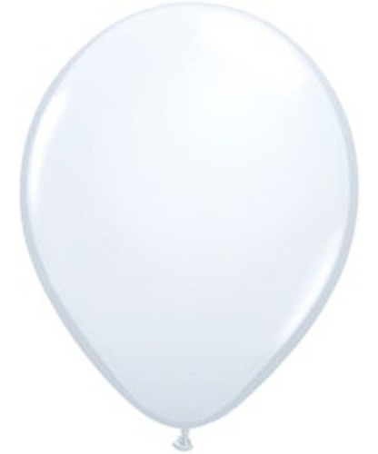 Globos Grandes Blancos X 50 12 30cm Aire Helio Deco