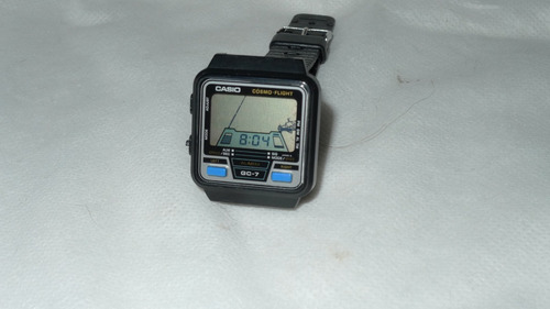 Relógio Antigo Casio Game Gc-7 Cosmo-flight Ótimo Estado (Usado)
