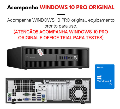 Pc Computador Barato Pdv Mercado Bar Oficina Automação Loja (Recondicionado)