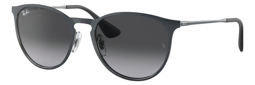 Óculos de sol Ray-Ban Erika Metal tamanho Standard armação polished grey y lente grey