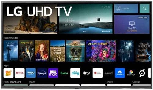 LG Smart Tv Led De 43'' 4k 2160p 43uq7070zud + Soporte - Excelente (Reacondicionado)