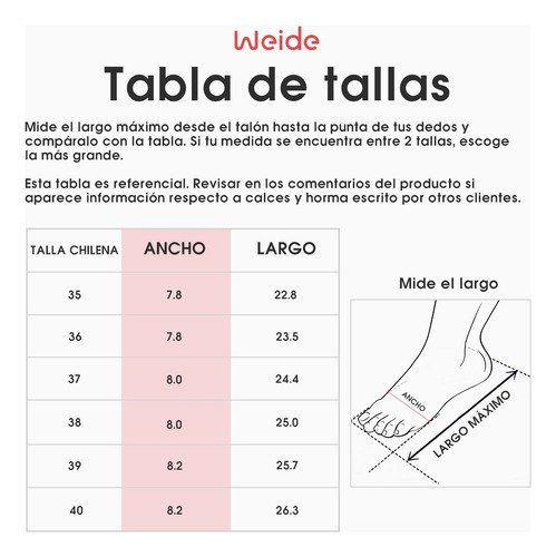 Sandalias Zapatillas De Tacón Alto Moda Elegante Mujer Weide
