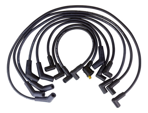 Jgo Cables Bujía Silicon Para Ford Ltd 3.8l 6cil 1984 Negro