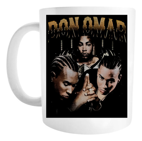 Taza Don Omar Varios Modelos Parte 1 Blanco Don Omar 3