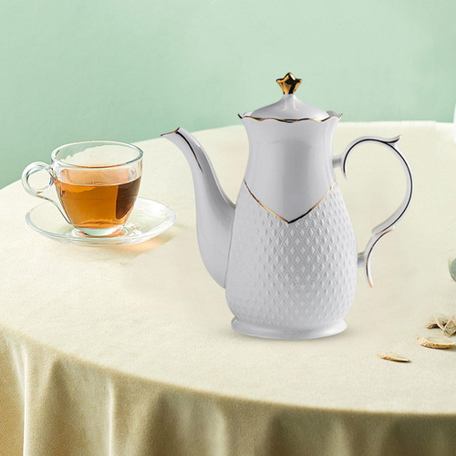 Cafetera De Porcelana, Tetera De 1,6 L, Tetera Para El Hogar