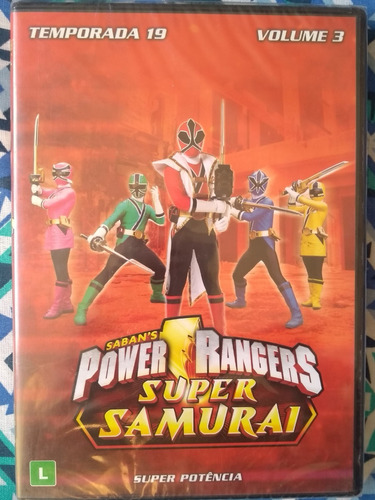 Dvd - Power Rangers Super Samurai Temp.19 (vol. 3) - Lacrado