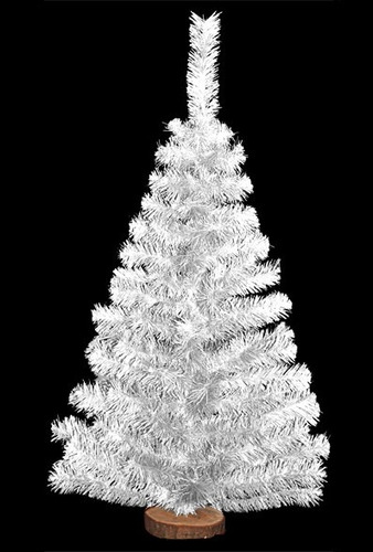 Arbolito De Navidad Bariloche Lujo Blanco 0,80 Mt - Sheshu