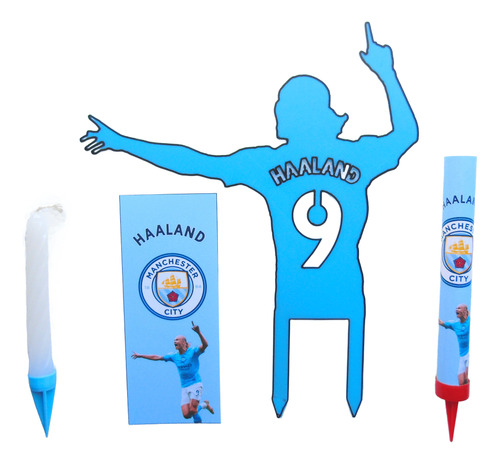 Adorno P. Torta Manchester City Erling Haaland + Bengala + V