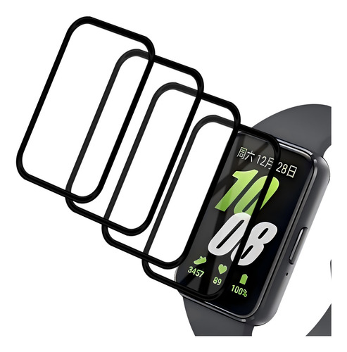 4x Mica Protector Pantalla Para Samsung Galaxy Fit 3 Suave