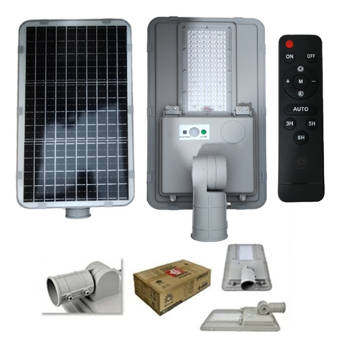 Lámpara Suburbana Solar Exterior Policarbonato 100w T4070