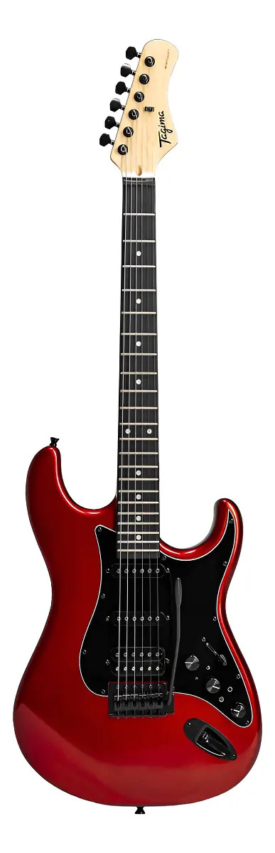 Guitarra Stratocaster Tagima Sixmart Vermelha Com Efeitos