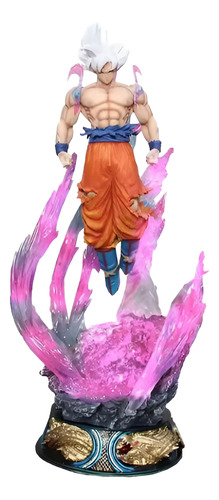 Boneco Com Aura De Led Goku Instinto Superior Dragon Ball