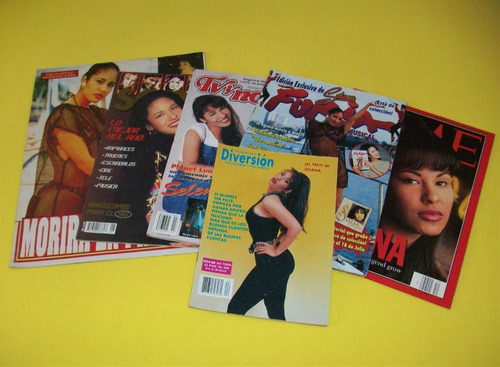 Selena Quintanilla Revista Time Diversion Lote D 6 Revistas 