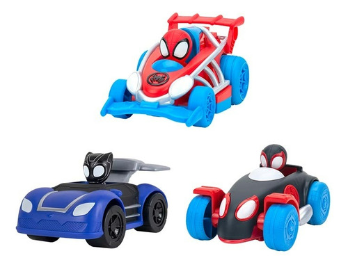 Pull Back & Go! Vehiculo Spidey Amazing Friends Webbed Wheel