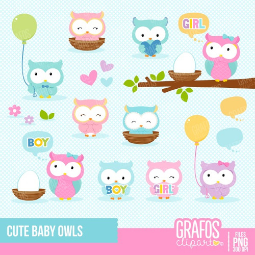Kits Fondos Papeles Scrap Diseño Digital Buhos Png