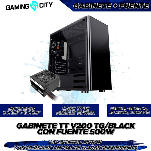 Imagen 7 de 8 de Pc Armada Gamer I3 10100f 16g 480g Ssd Radeon Rx 6400