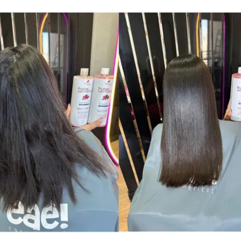 Kit Shampoo E Máscara Frutas Vermelhas Thyrre Original 2x1 L