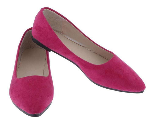 Zapatos Planos Boca Baja Puntiagudos De Cuero Pu Casual Para Zapatos Planos Boca Baja Puntiagudos De Cuero Pu Casual Para