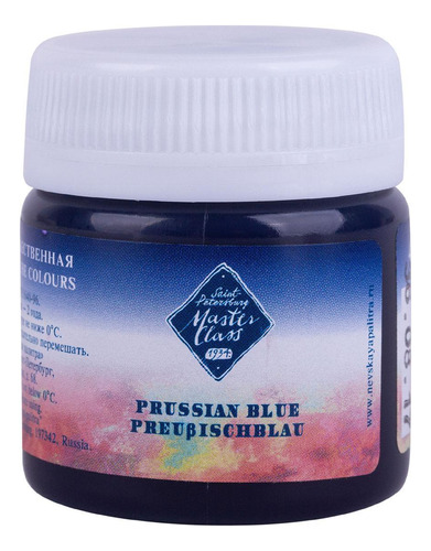 Tinta Guache Nevskaya Master Class 40ml Prussian Blue 506