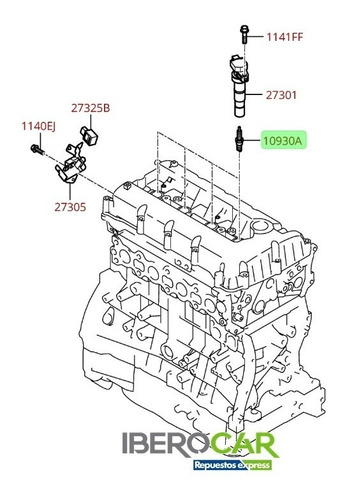 Imagen 3 de 5 de Jgo. Bujías Original Hyundai Accent Rb 1.6 Mpi 2017-2021