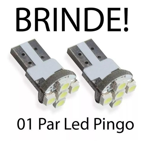 Imagem 6 de 6 de Kit Lampadas Leds Sandero 2017 Alto Baixo Milha 6000k Brinde