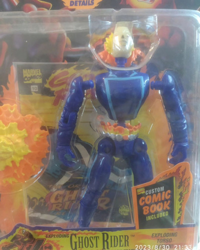 Marvel Comics, Ghost Rider, Exploding Ghost Rider Figura (Usado)