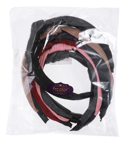 6 Diademas Anchas Y Lisas A La Moda De Frcolor, Turbante Con