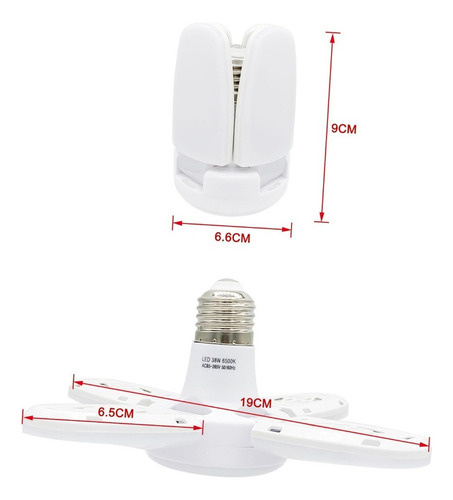 Jja Luces Led For Garaje - Luces De Techo Regulables For