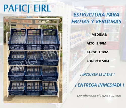 Góndolas Para Bodegas ;; Fruteros