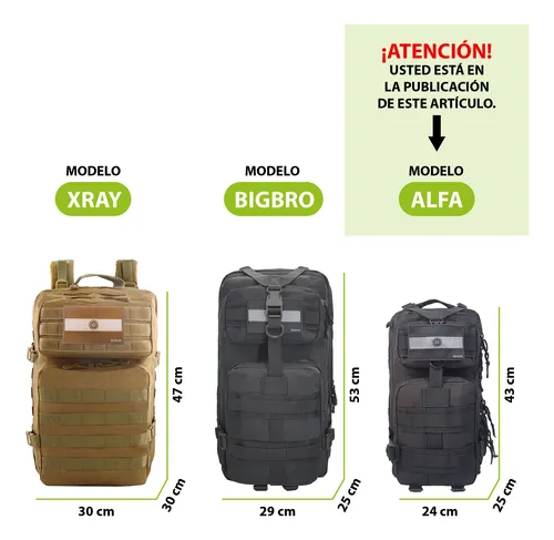 Mochila tactica kossok hotsell