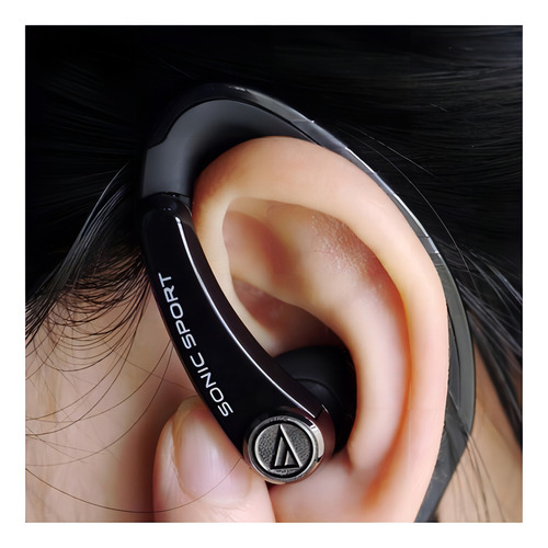 Auriculares deportivos Audio Technica Sonic negros ATH-Sport1iS