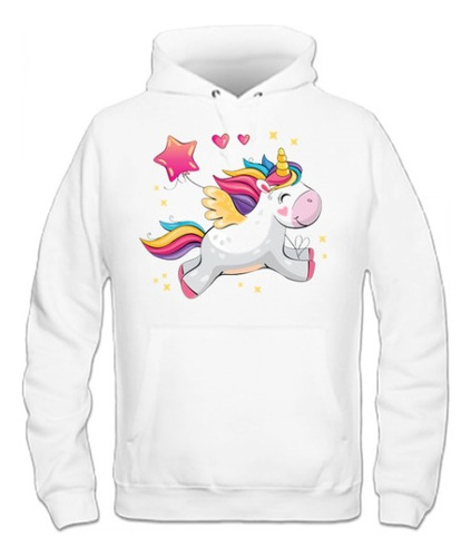 Poleron De Niña Personalizado De Unicornio 