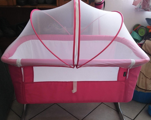 Cuna Colecho Prinsel Rosa Antireflujo (Usado)