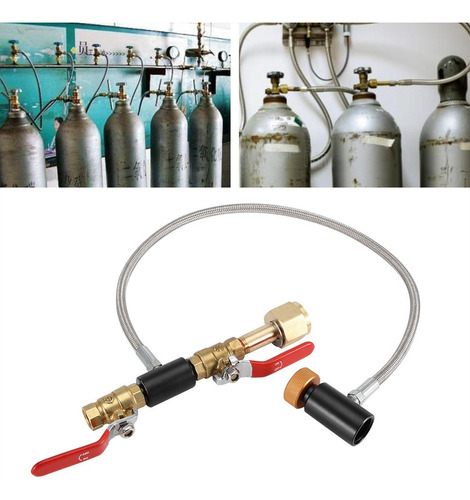 De Adaptador De Recarga De Cilindro De Co2 Cga-320 Con