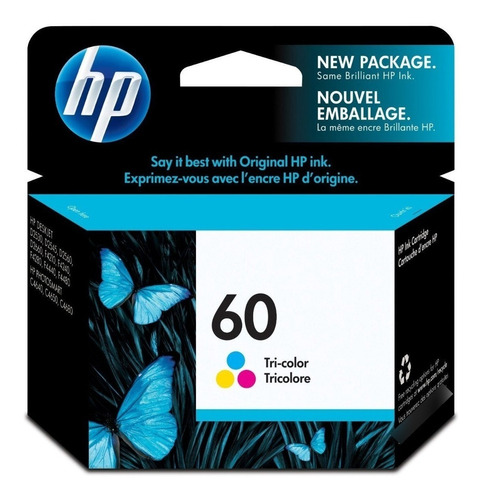 Cartucho Hp 60 Color D2530 F4580 F4280 F4480 D110 Backupuy