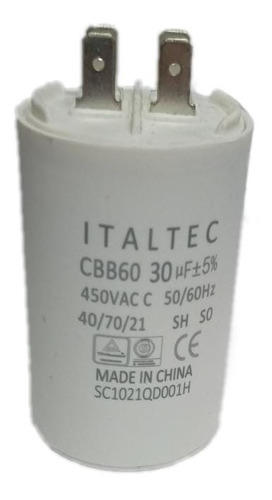 Capacitor 30 Mf Plastico