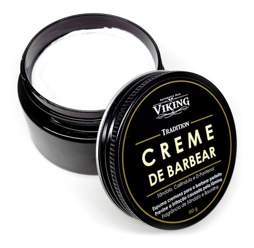Creme De Barbear Viking Tradition 90g Kit C/ 2 Unidades