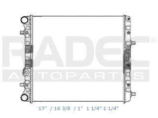 Radiador Volkswagen Gol 2011-2012 1.6l S/aire Estandar