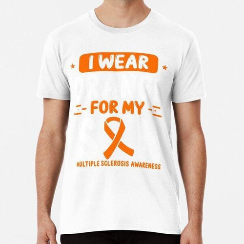 Remera Multiple Sclerosis Awareness Son Orange Ribbon Kid Al