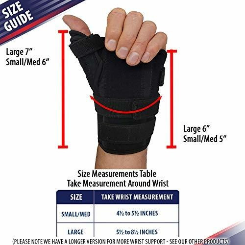 Férula De Espiga Para Pulgar Y Muñequera: Férula Corta Pa